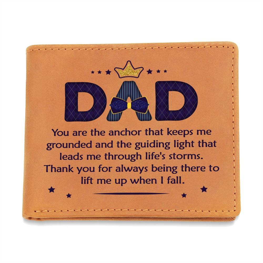 Best Gift For Dad | Graphic Leather Wallet