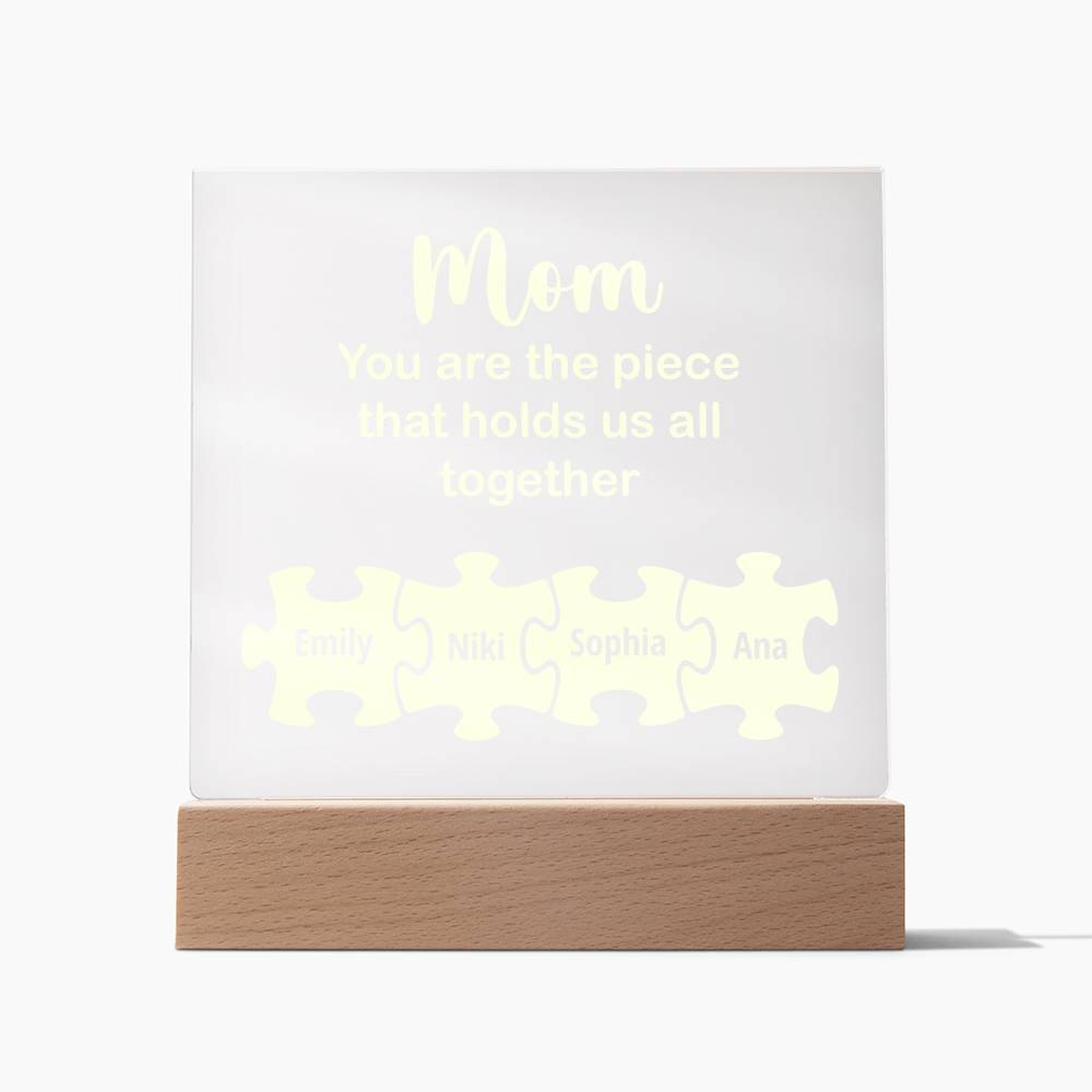 Mom's day gift| Acrylic Square Plaque
