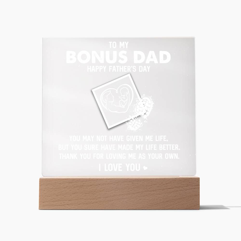 Gift For Dad|Acrylic Square Plaque