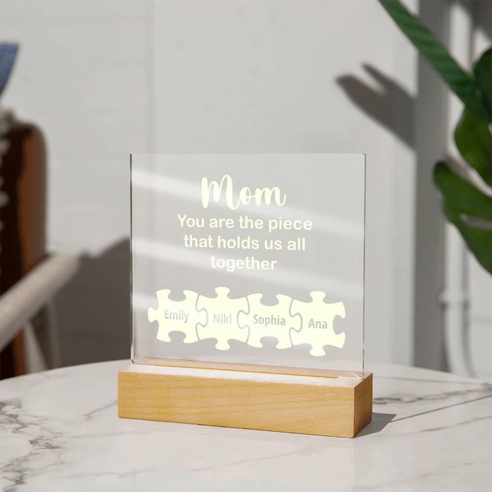 Mom's day gift| Acrylic Square Plaque