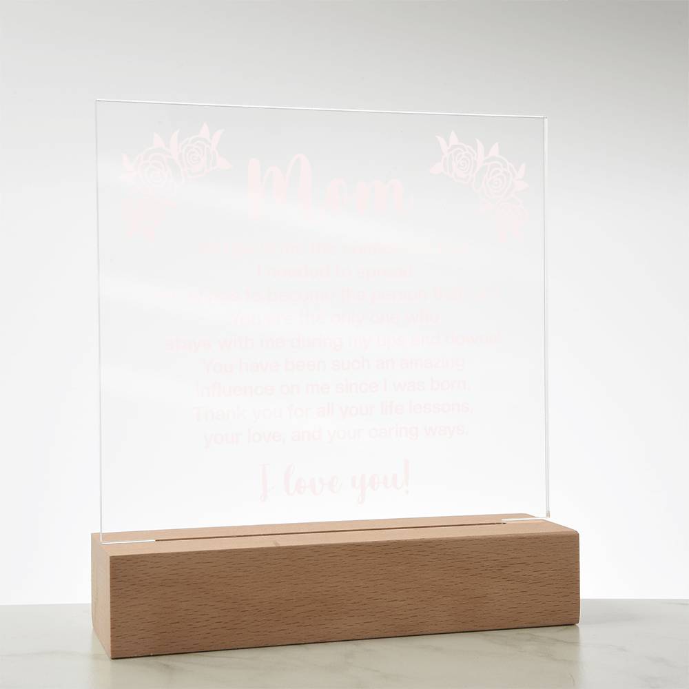 Mother's day gift | Acrylic Square Plaque