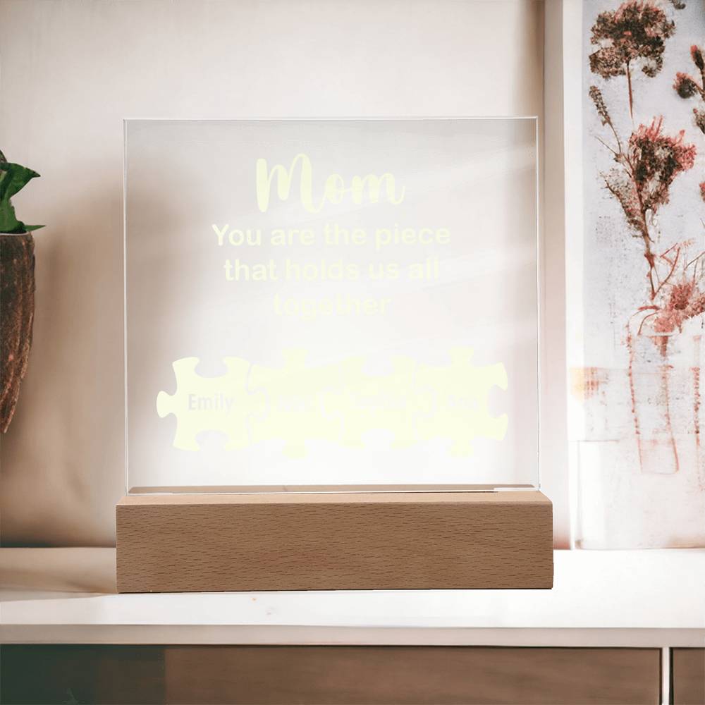 Mom's day gift| Acrylic Square Plaque