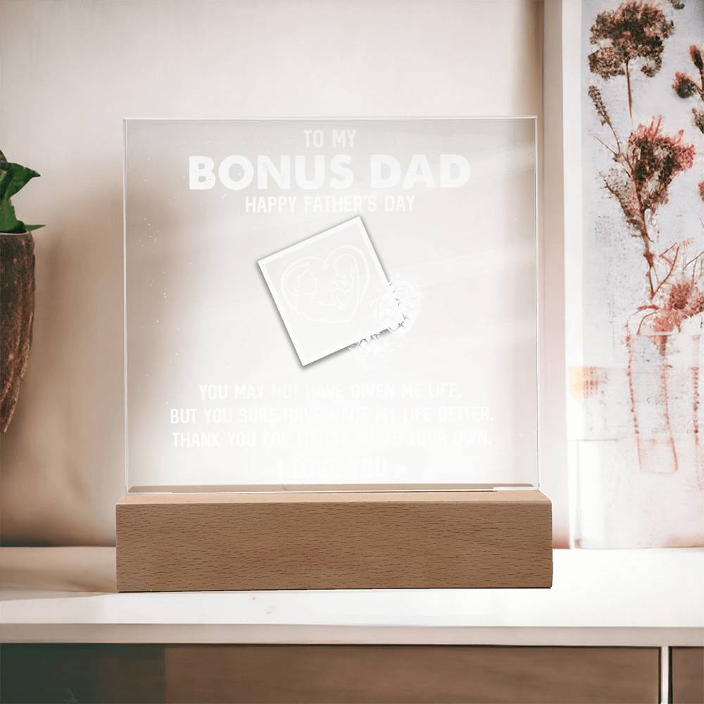 Gift For Dad|Acrylic Square Plaque
