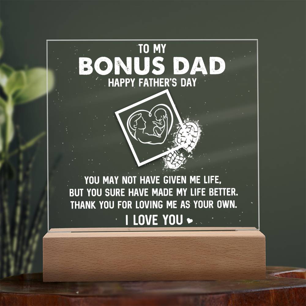 Gift For Dad|Acrylic Square Plaque
