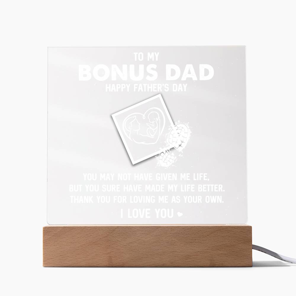 Gift For Dad|Acrylic Square Plaque