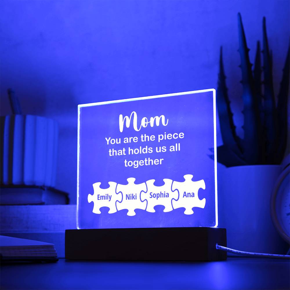Mom's day gift| Acrylic Square Plaque