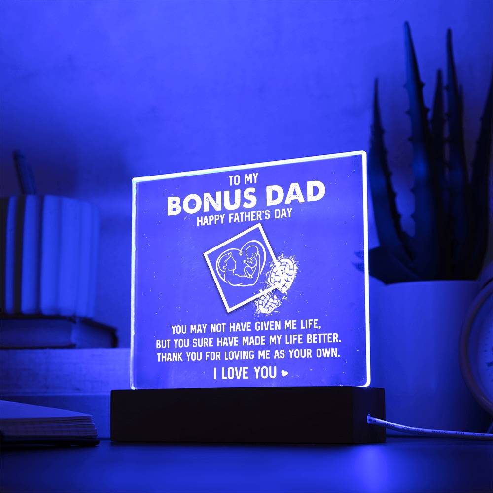 Gift For Dad|Acrylic Square Plaque