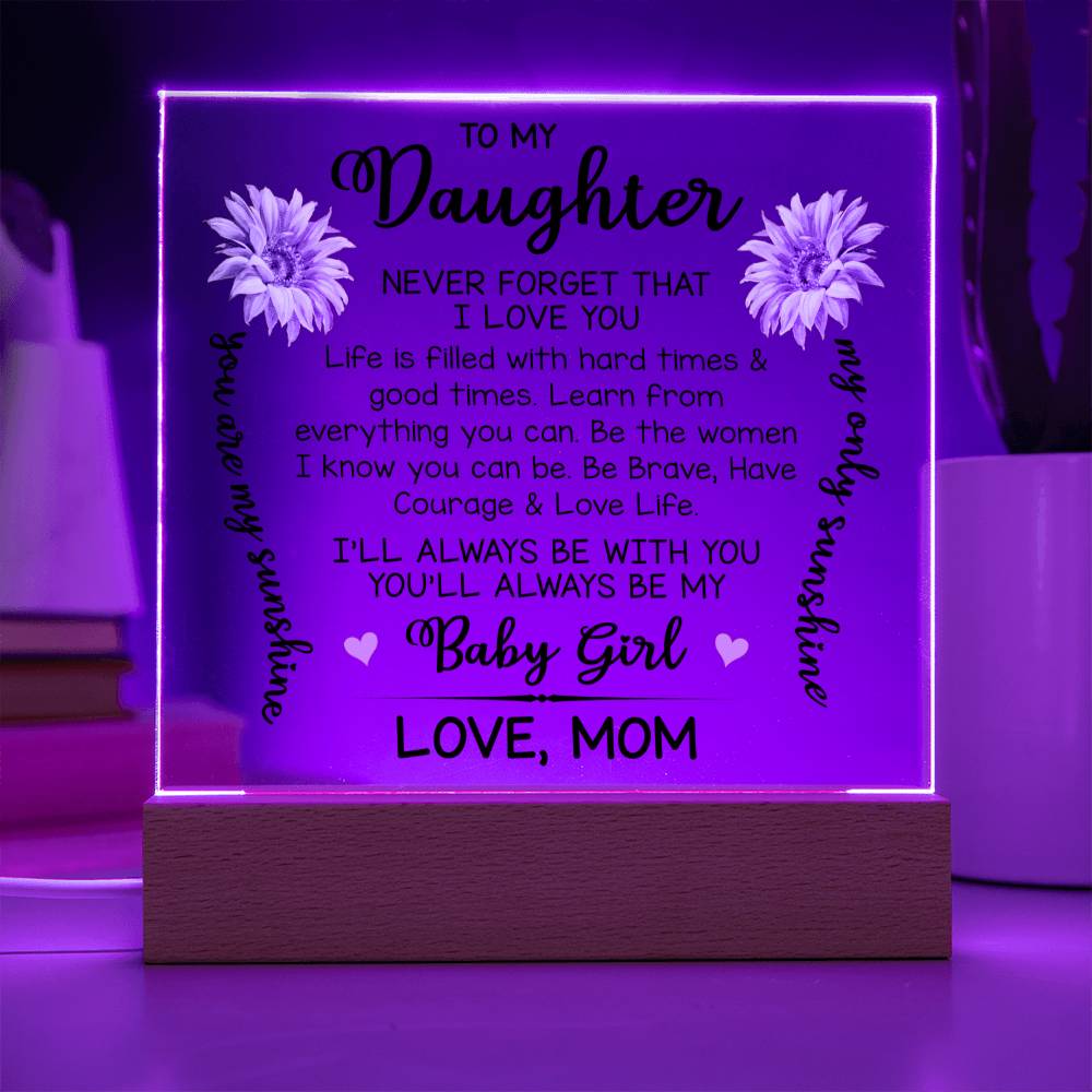 birthday message to a loving daughter