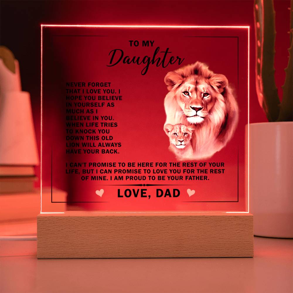 note to a daughter