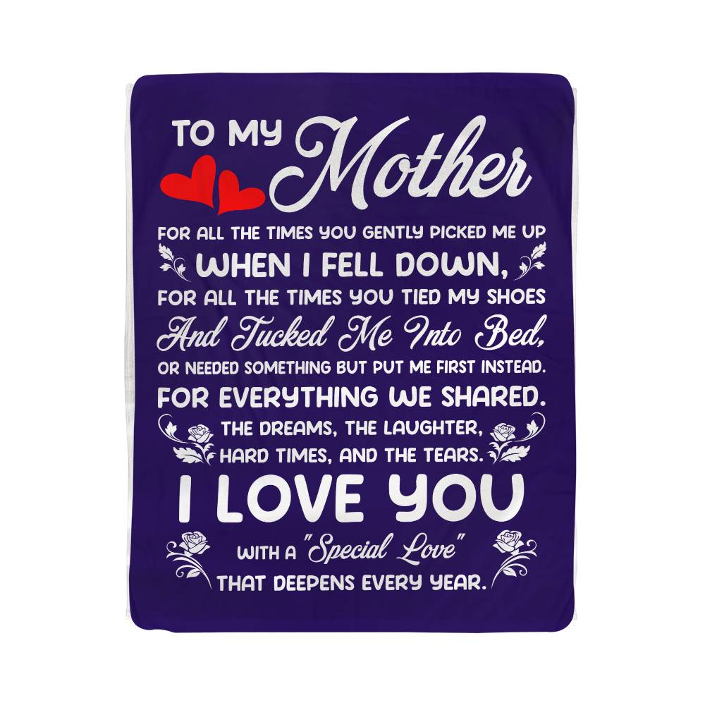 Mother's day giht | Sherpa Fleece Blanket