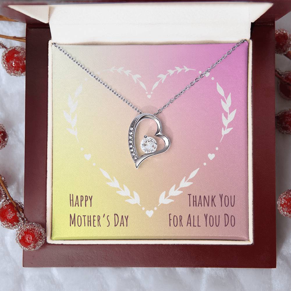 Mother's Day Gift | Forever Love Necklace with On Demand Message Card