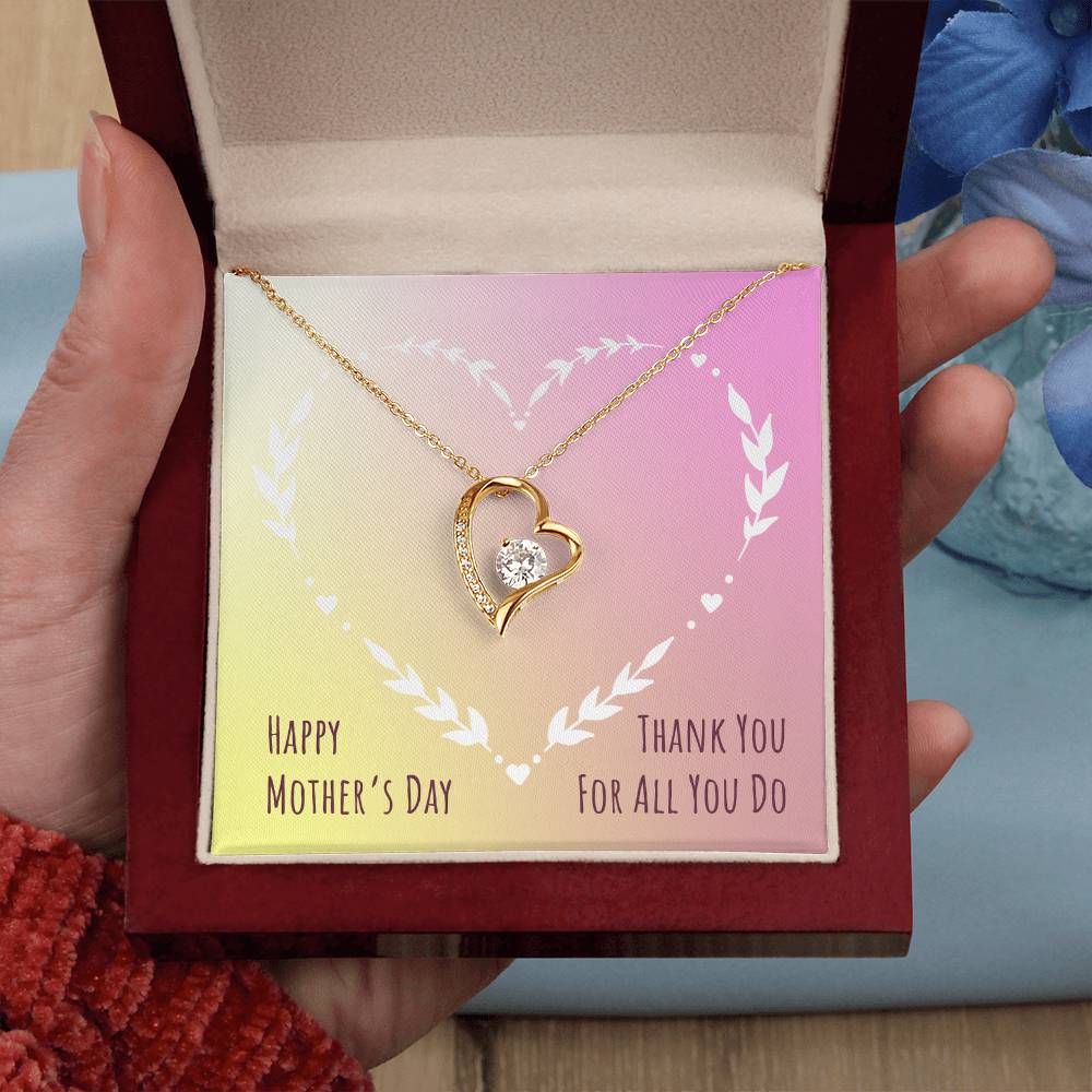 Mother's Day Gift | Forever Love Necklace with On Demand Message Card