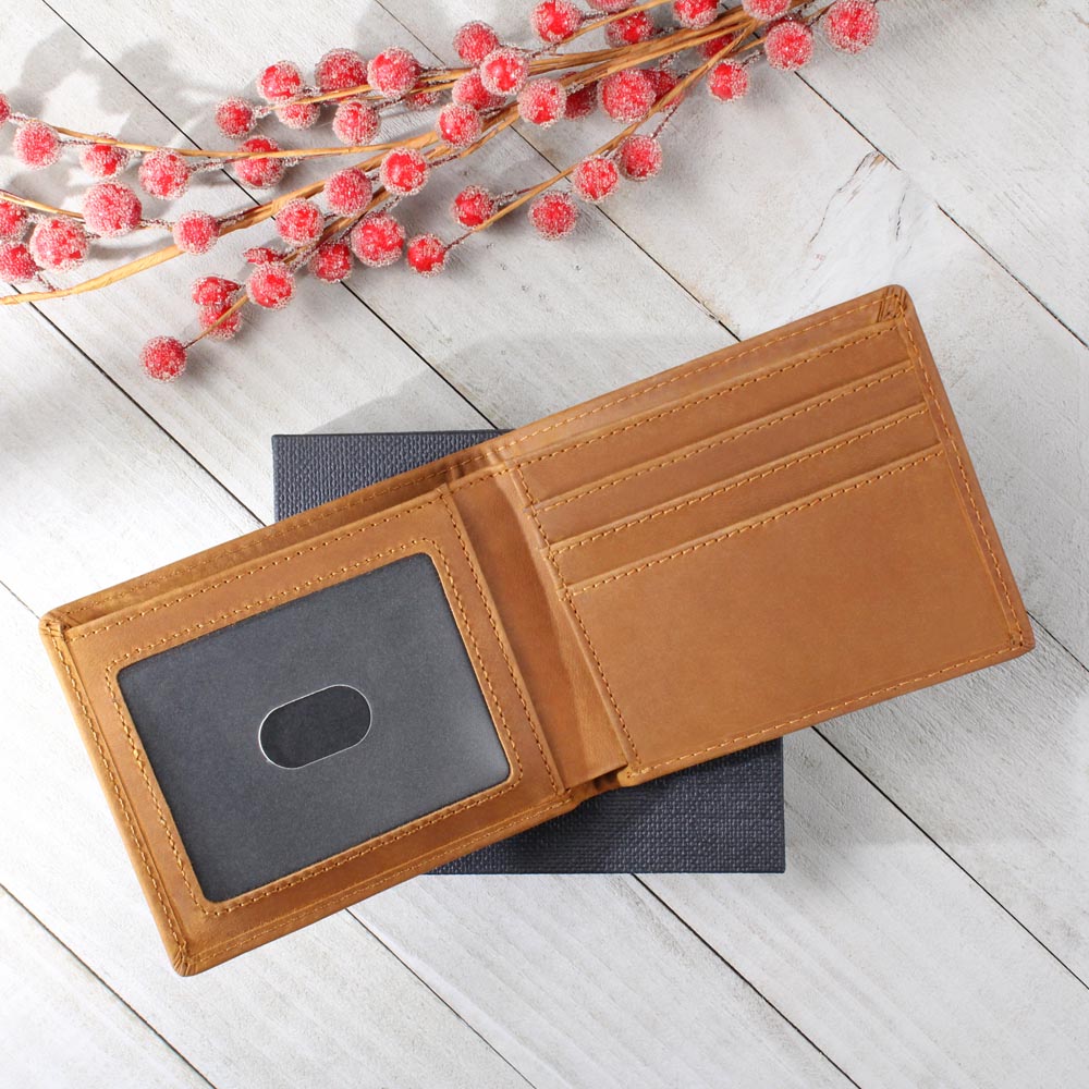 Best Gift For Dad |Graphic Leather Wallet