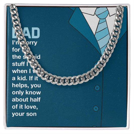 Gift for Dad |Cuban Link Chain