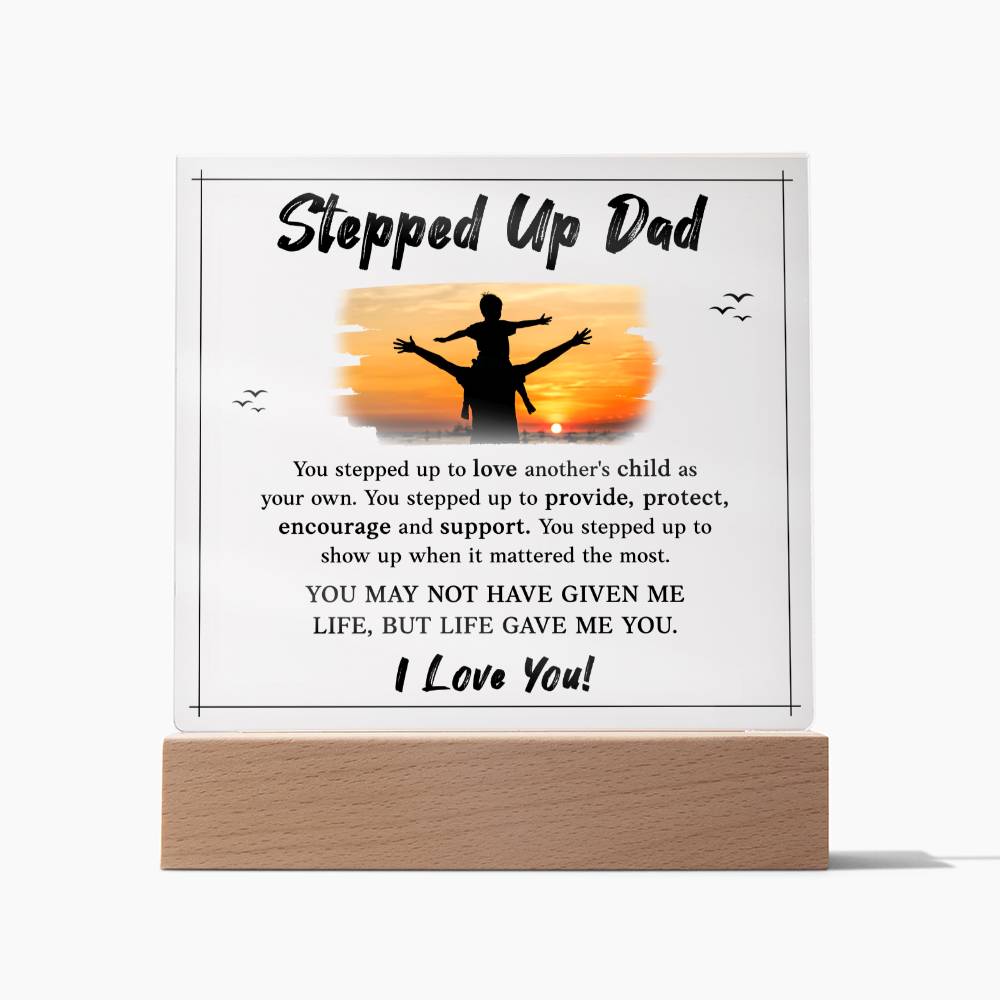 Gift for Dad |Acrylic Square Plaque