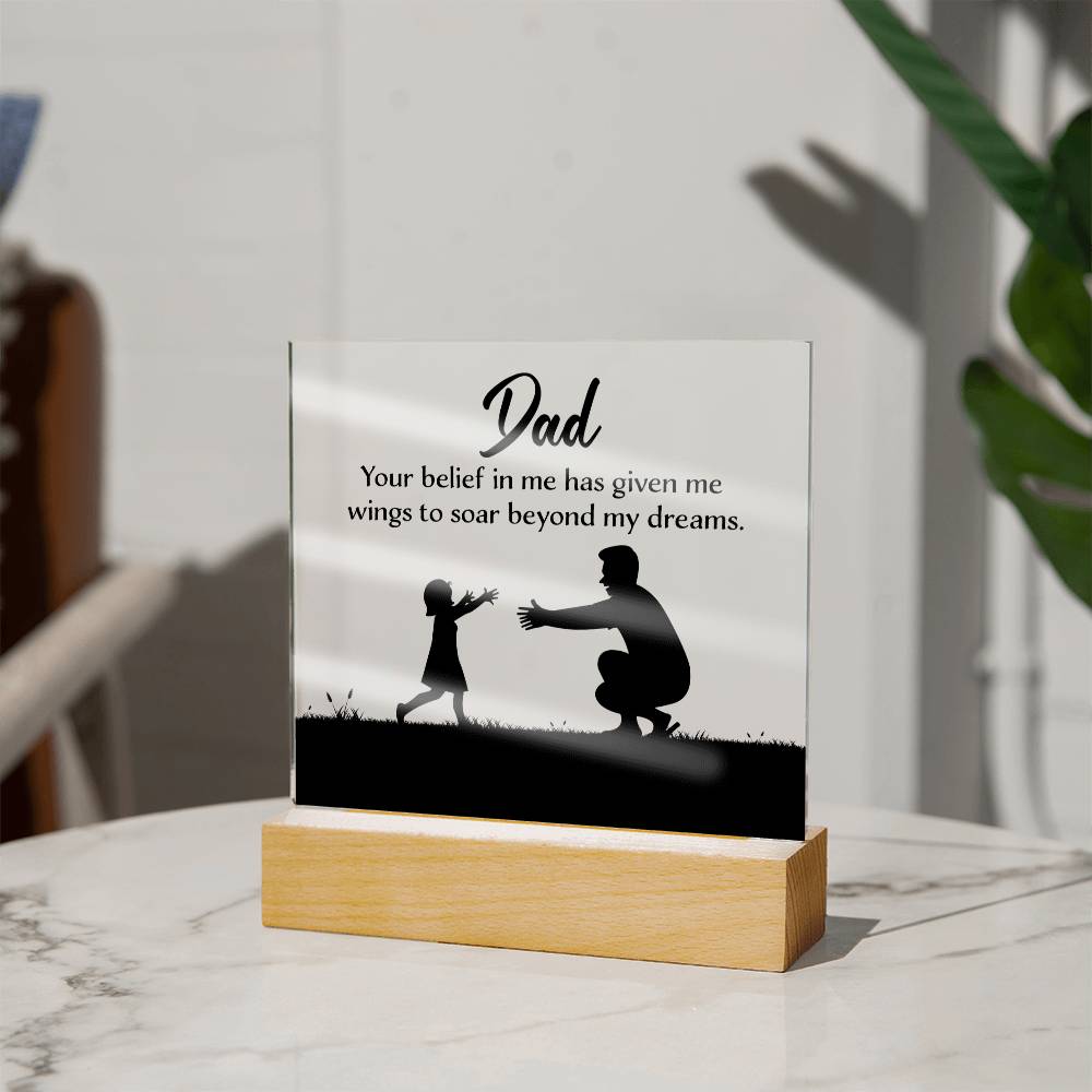 Gift for dad | Acrylic Square Plaque