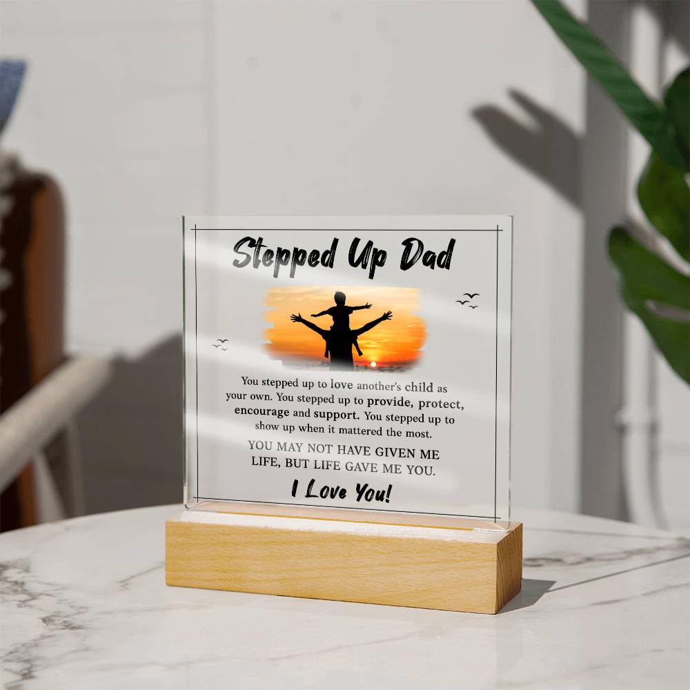 Gift for Dad |Acrylic Square Plaque