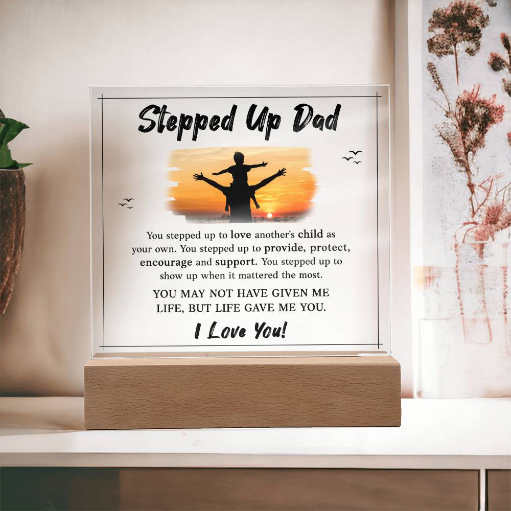 Gift for Dad |Acrylic Square Plaque