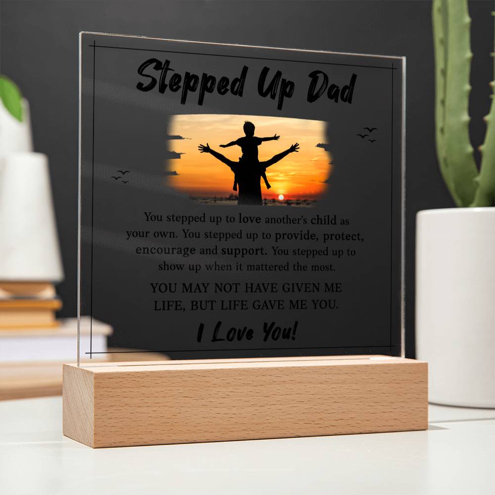 Gift for Dad |Acrylic Square Plaque