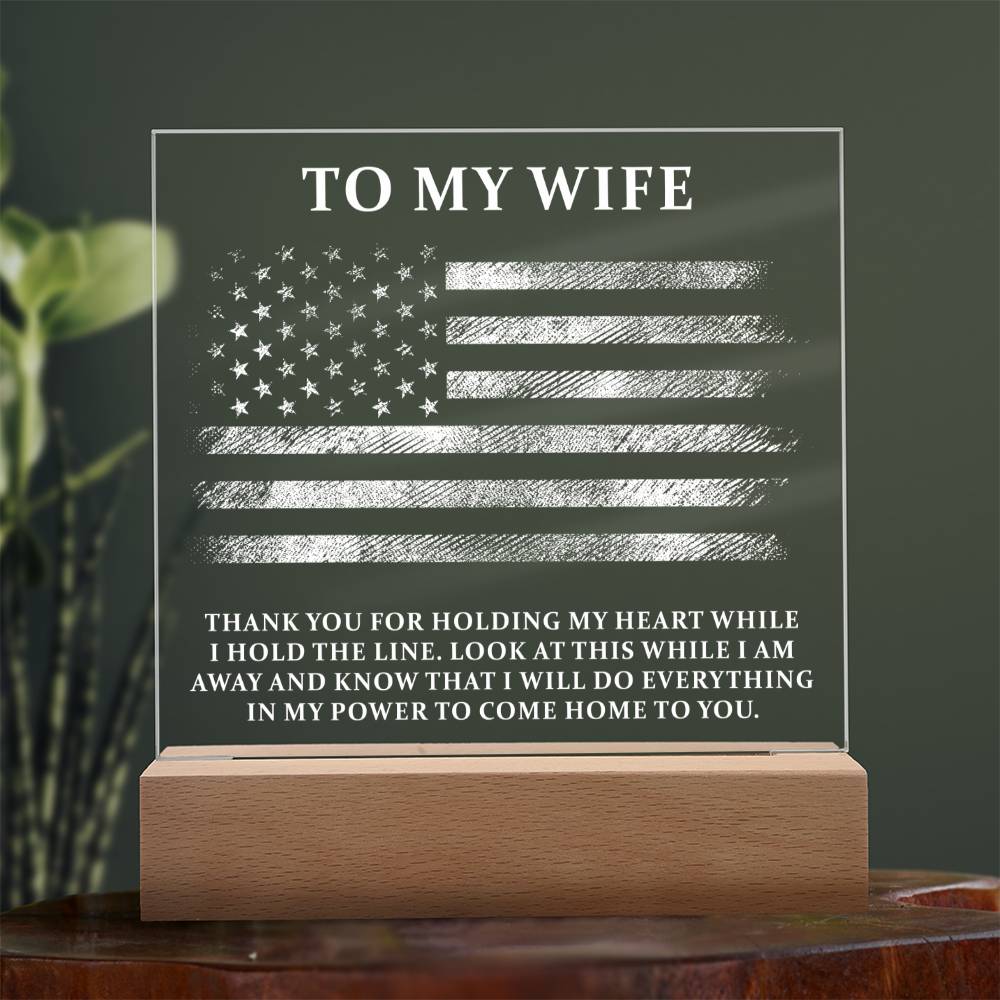 military wife gift