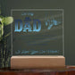 Best Gift For Dad|Acrylic Square Plaque