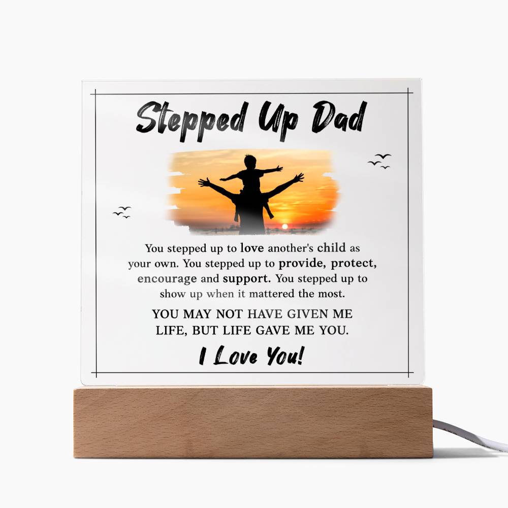 Gift for Dad |Acrylic Square Plaque