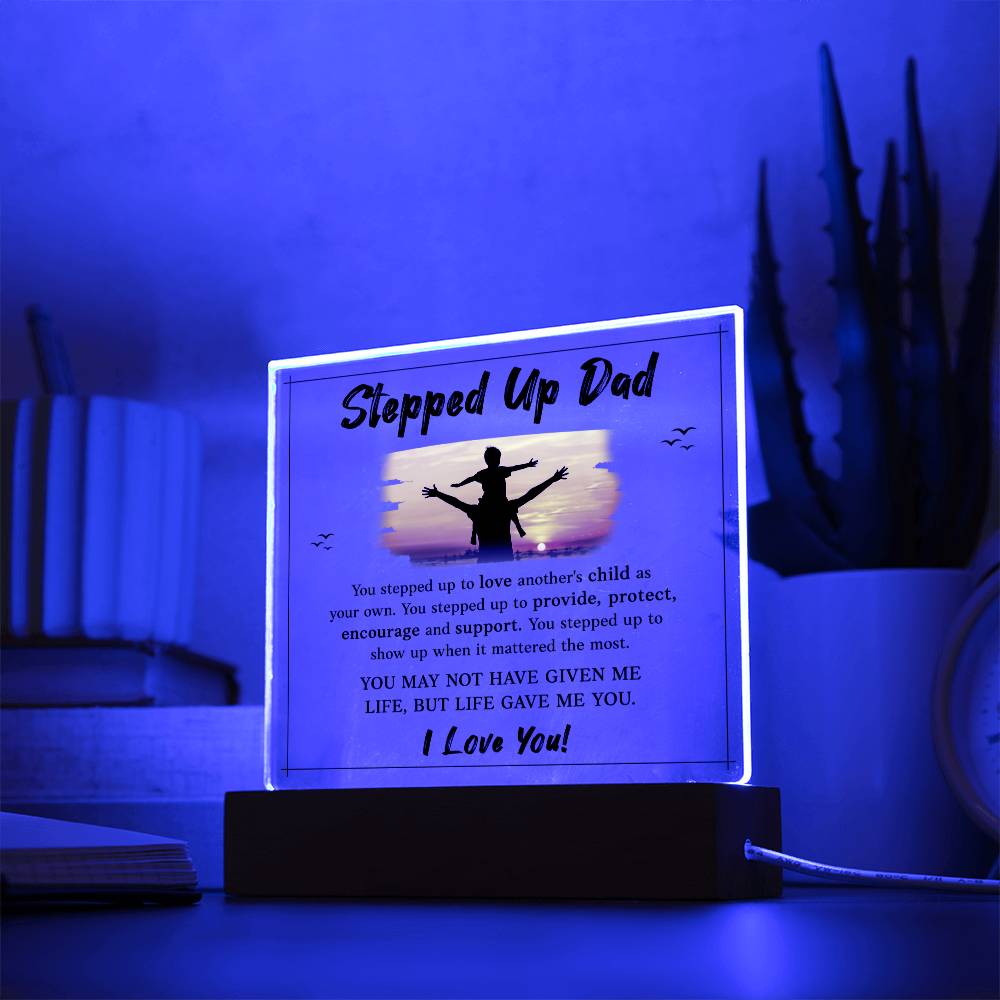 Gift for Dad |Acrylic Square Plaque