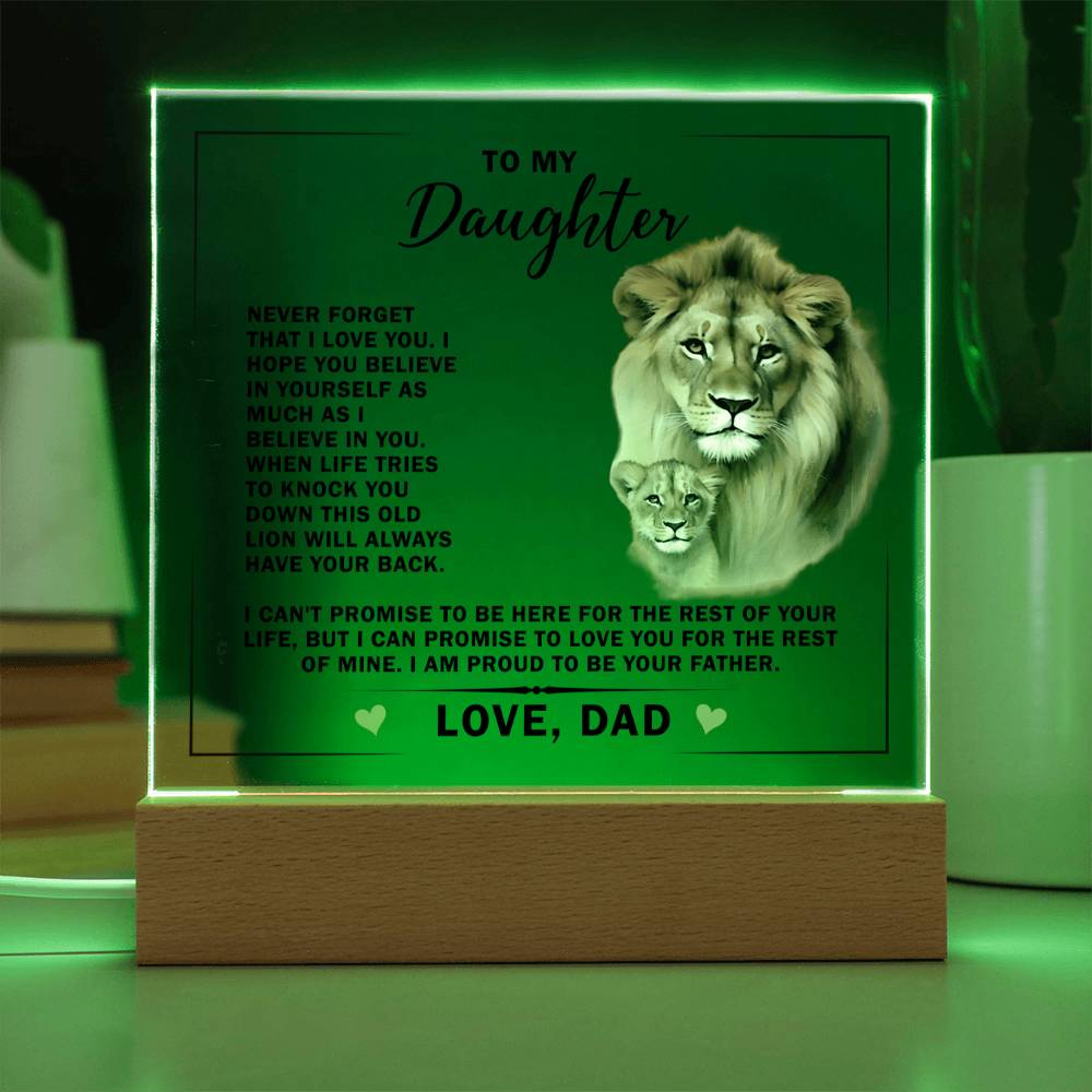 a note to my daughter