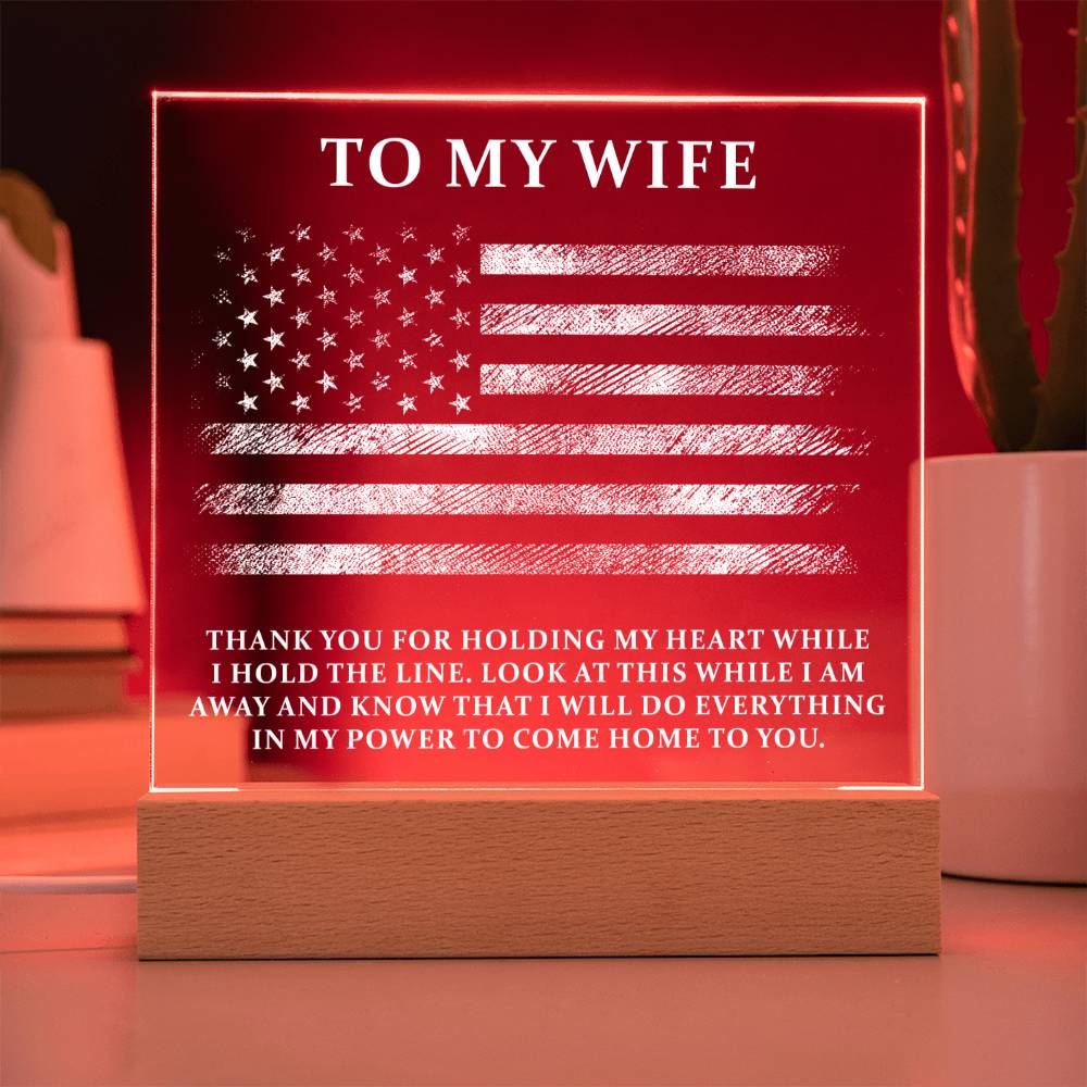 to my wife