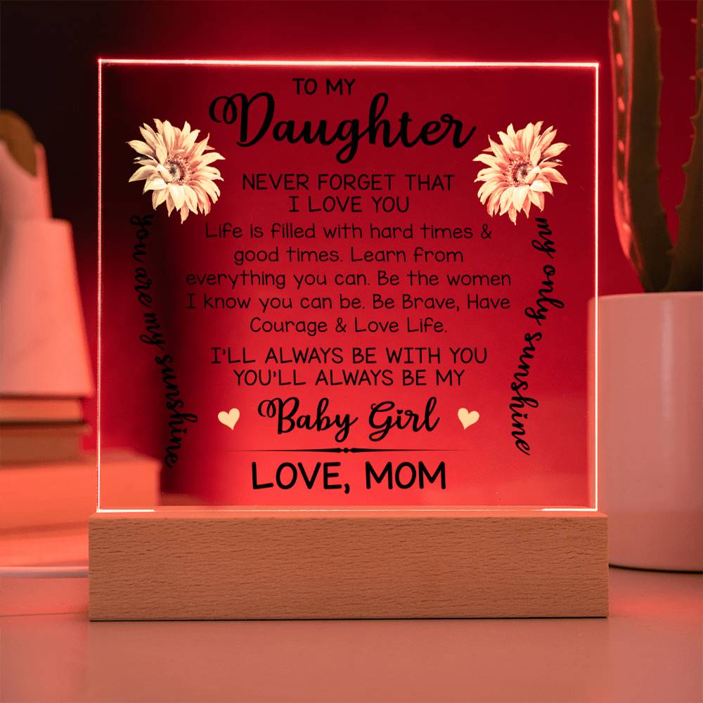 birthday message to a daughter