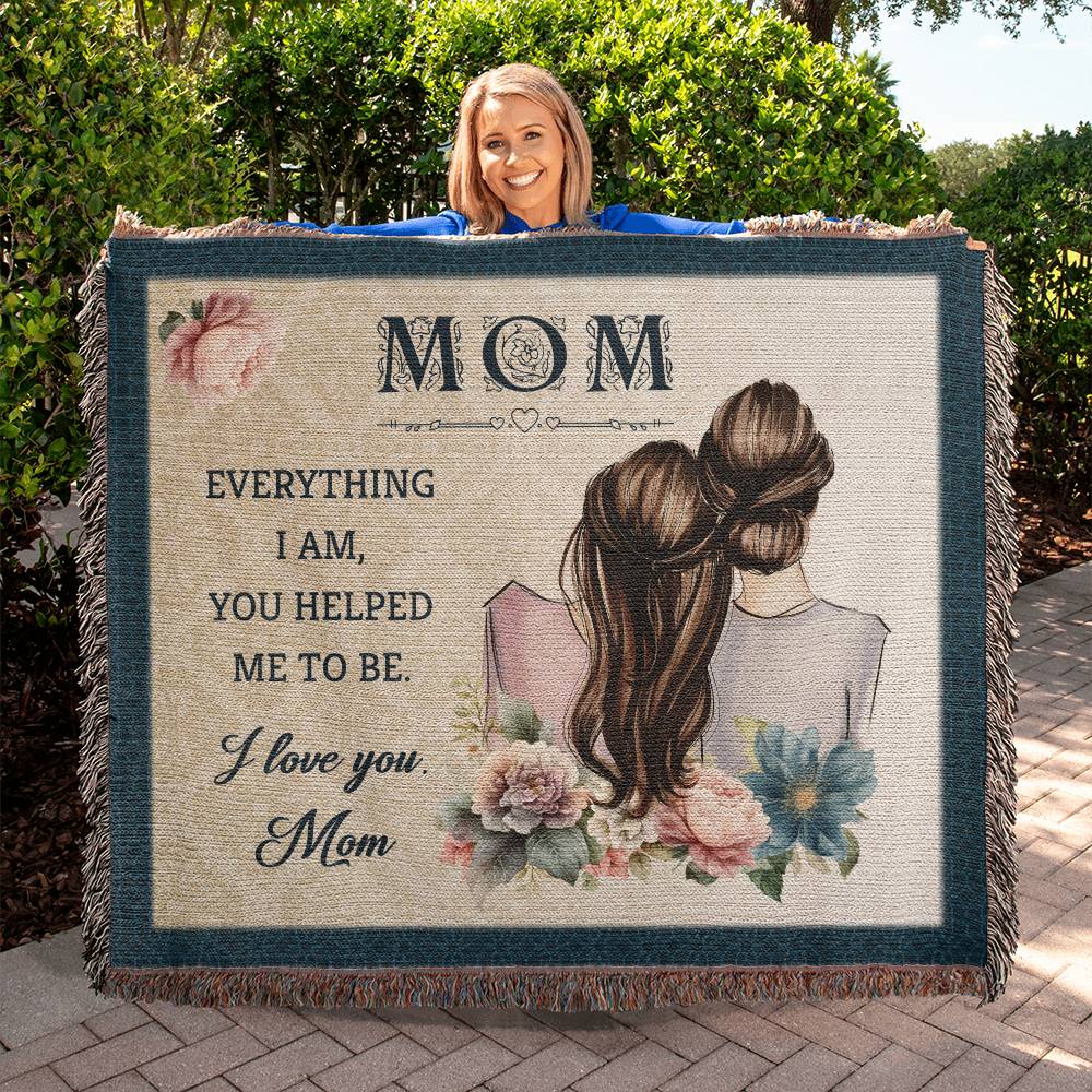 Mom's day gift |Heirloom Woven Blanket