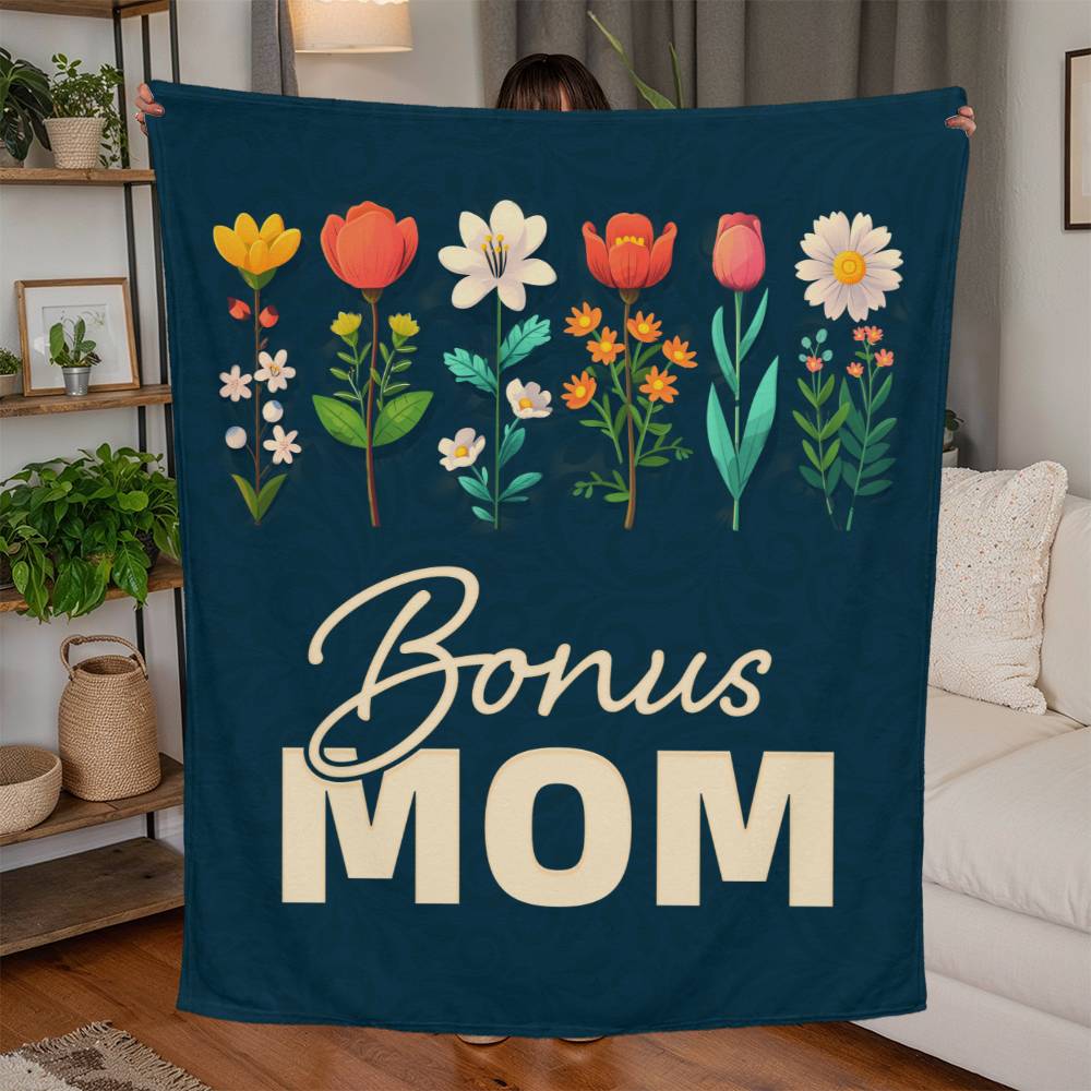 Love You Mom  |  Jersey Fleece Blanket 50" x 60"