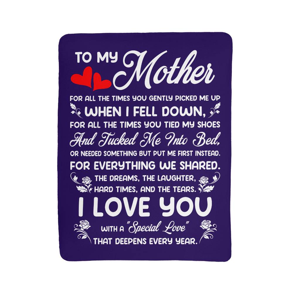 Mother's day giht  | Sherpa Fleece Blanket