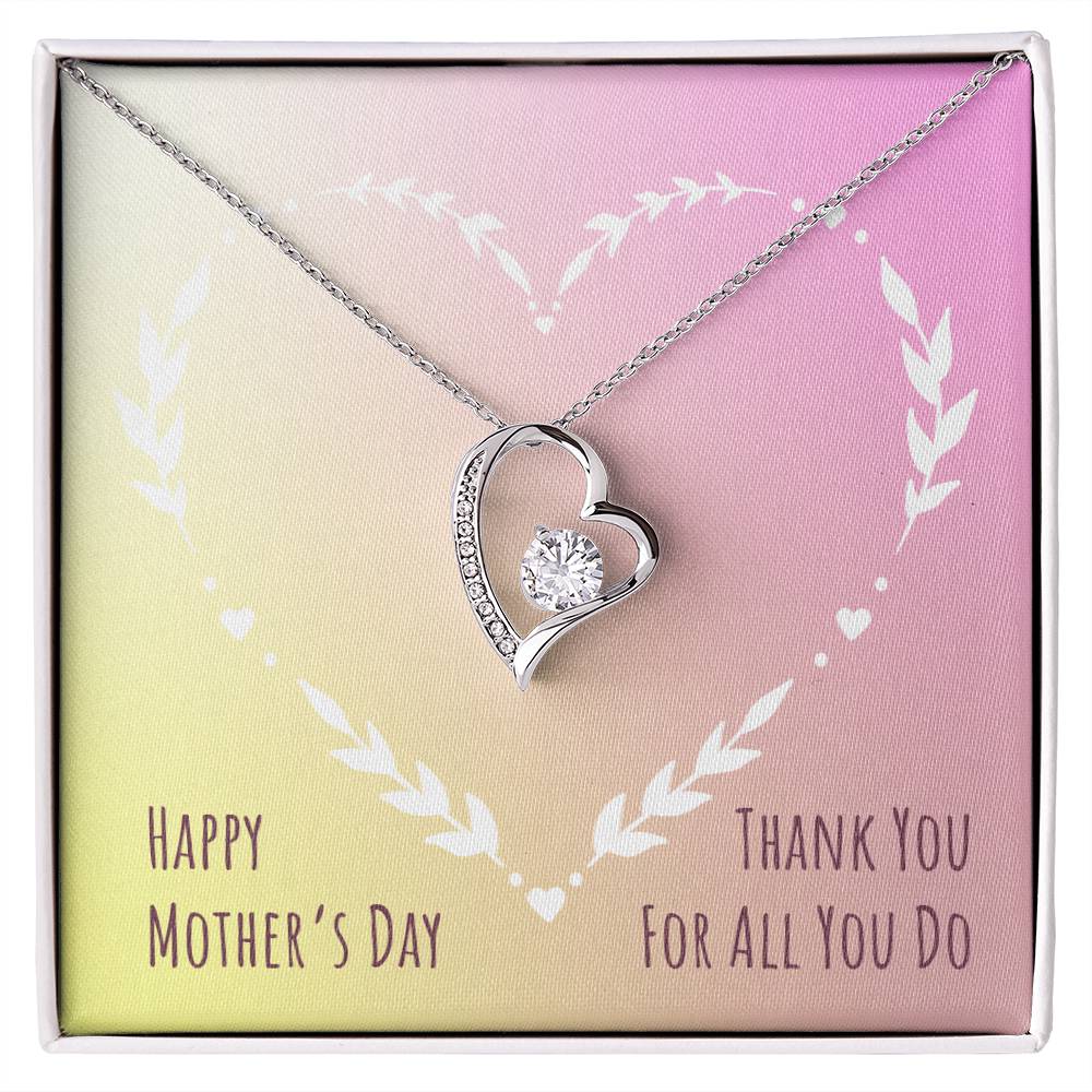 Mother's Day Gift | Forever Love Necklace with On Demand Message Card