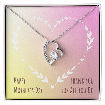 Mother's Day Gift | Forever Love Necklace with On Demand Message Card